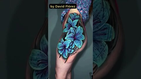 Stunning work by David Flórez #shorts #tattoos #inked #youtubeshorts