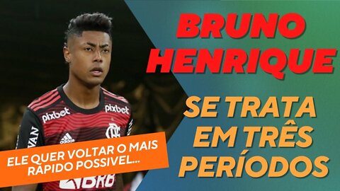 Bruno Henrique trata em três períodos para reforçar Flamengo contra o Athletico!!!