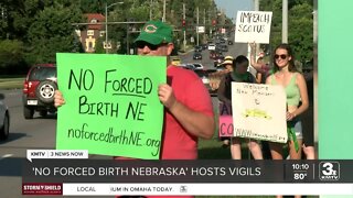 No Forced Birth Nebraska holds vigils across state on Wednesday