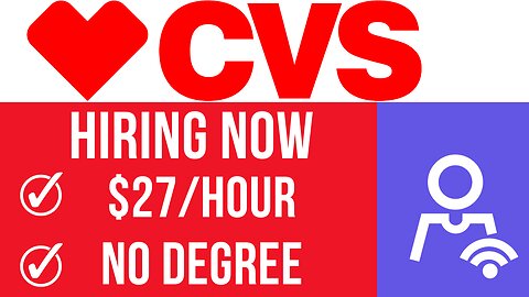This remote job with CVS WILL NOT LAST, up to $27 Per Hour