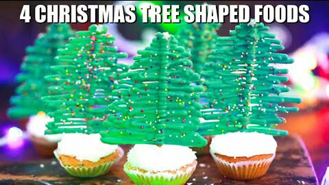 Christmas Tree Shaped Food Recipes - Sweet and Savory Meals