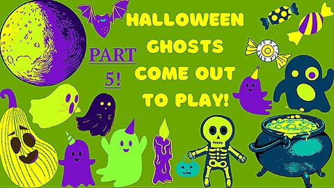 Halloween Ghosts Cartoon - Children Spooky Halloween Video