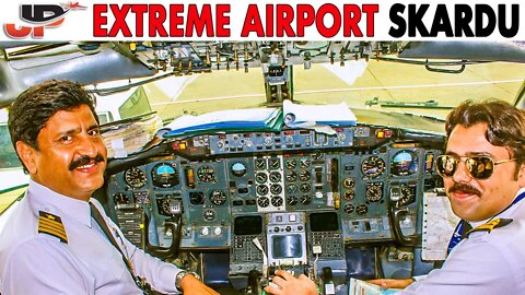 Extreme Flying to SKARDU🇵🇰 | Cockpit PAKISTAN INT'L 737-300