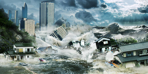 Dangerous Tsunami #tsunami #hollywod #video #viralvideo