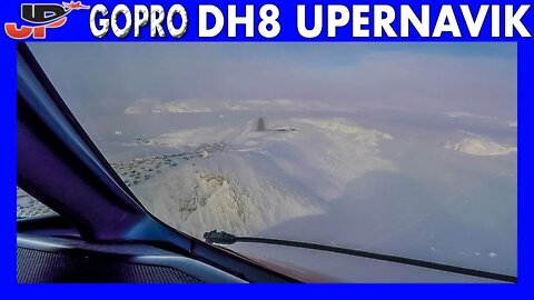 Pilotsview Dash 8 Landing & Takeoff Upernavik Greenland