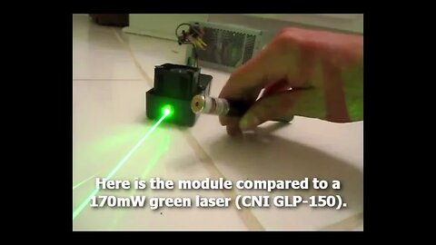 200mW Green Laser Module from DX: Review + DIY Lab Laser Project