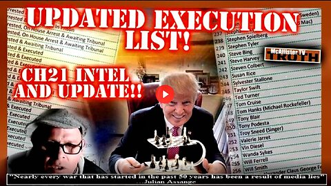 UPDATED EXECUTION LIST! CH21 INTEL! TRUMP RALLY NOTES! MUTANTS AND TIME TRAVEL!