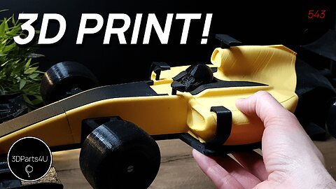 🏎 AWESOME F1 Car 3D Model - 3D Printed F1 Car - Formula 1 Car - 3D Cars