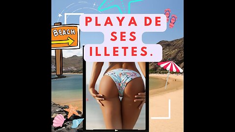 Playa de Ses Illetes #travelshorts