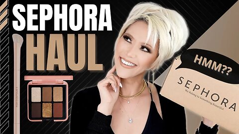 SEPHORA SPRING SALE HAUL 2023 | NEW PAT MCGRATH Mini Sublime Smoke Palette | Eyeshadow Look