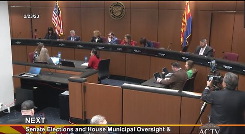 Arizona Senate Elections & House Municipal Oversight & Elections Joint Hearing