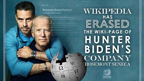 Wikipedia ERASED Hunter Biden's Business Wiki-Page