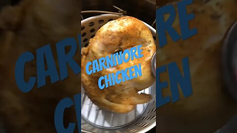 CARNIVORE CHICKEN #shorts #carnivore #carnivorediet #meat #chicken #turkeyfryer @Masterbuilt