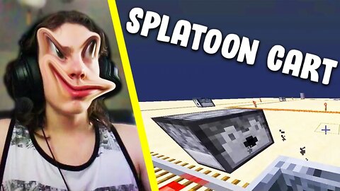 Is This What Splatoon Is Like As A Minecart Ride - Minecraft
