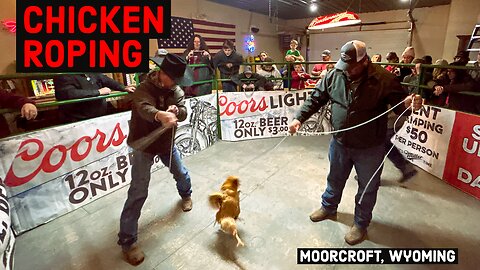 Chicken Roping At Dewey's Place