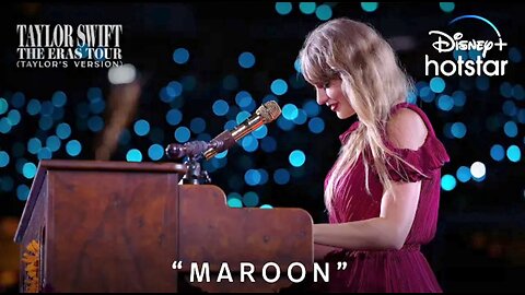 'Maroon' | Taylor Swift | The Eras Tour (Taylor's Version) I Disneyplus Hotstar