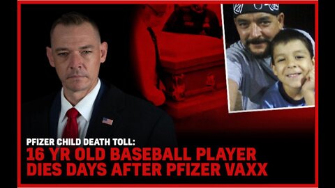 STEW PETERS SHOW: FEMA OFFERED THIS DAD MONEY TO LIE ABOUT HIS SONS DEATH; 16 Year Old Baseball Player Dies Days After Pfizer Vaxx