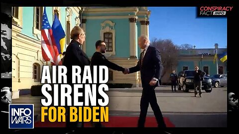 Joe Biden Surveys Ukraine with Zelensky as Air Raid Sirens Ring Out