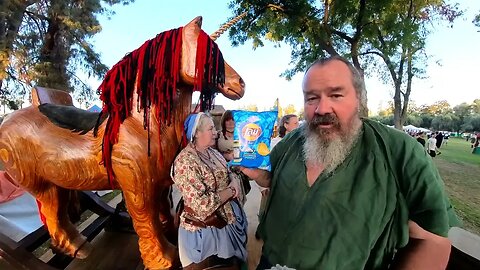 Riding Giant Plywood Rocking Unicorns, and tasting weird chips.