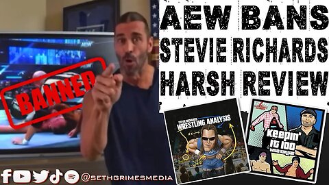 AEW BANNED Stevie Richards BOTCH Critique YouTube Video | Clip from Pro Wrestling Podcast Podcast
