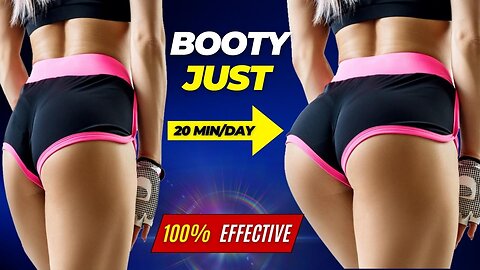 🔥100% EFFECTIVE🔥 Best Booty Workout for grow booty from home in Just 20 Min/Day 🍑 Rogers Gym