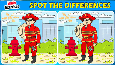 Find The Differences - Brain exercisesㅣCan you spot 3 difference | Puzzle game