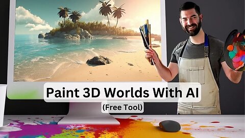 Free AI Art Tool Let's You Build 3D Worlds!