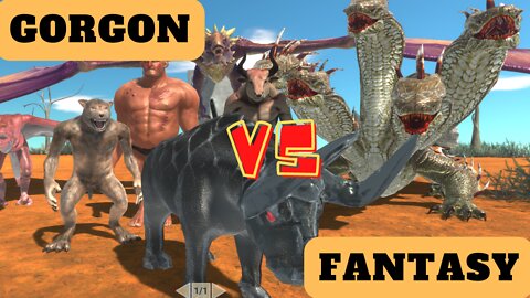 Gorgon vs Fantasy Units - Animal Revolt Battle Simulator