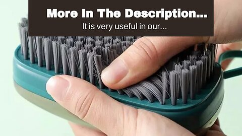 More In The Description vmore Plastic Cleaning Brush with Soap Dispenser for Kitchen, Sink, Dis...