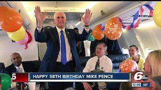 Vice President Mike Pence turned 58-years-old on Wednesday