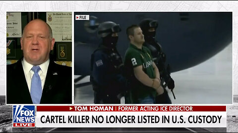 Tom Homan shares where he believes the missing cartel killer is