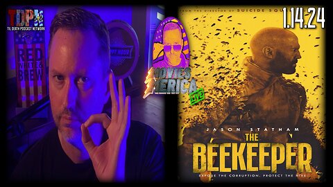 The Beekeeper (2023) SPOILER FREE REVIEW LIVE | Movies Merica | 1.14.24
