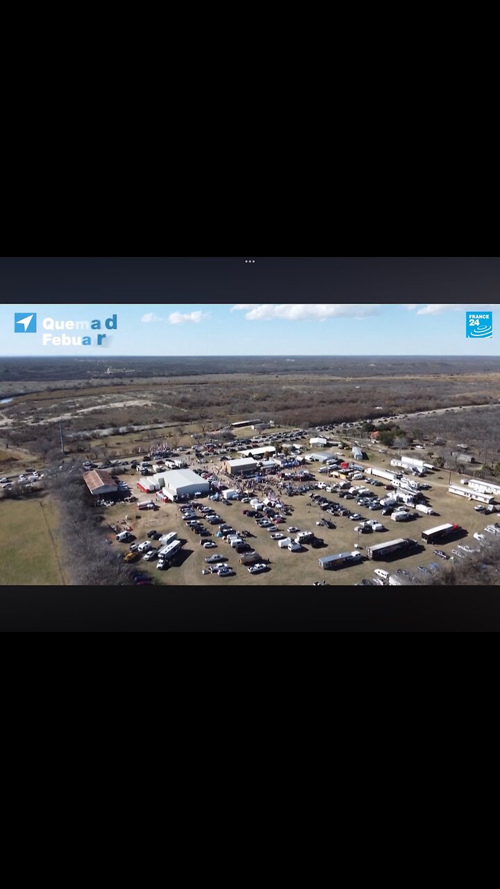 Convoy 2024 Americans Protest at Eagle Pass Texas Mexico Border