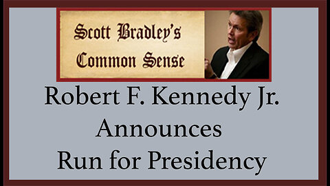 Robert F. Kennedy Jr. Announces Run for Presidency