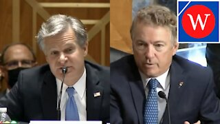 "We Have A Constitution!": Rand Paul TEARS Into Wray On FBI/FISA