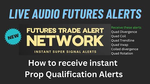 How to set up the new Live Futures Trade Alert Network