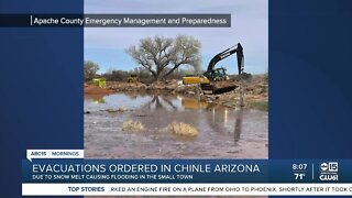 Evacuations ordered after flooding in small Arizona town