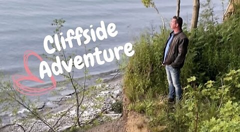 A Forest Hike and Climb to A Unique Cliffside Sunset During Our Motorcycle Trip