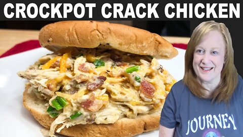 CROCKPOT CREAMY CRACK CHICKEN RECIPE | Easy Dump & Go Recipe