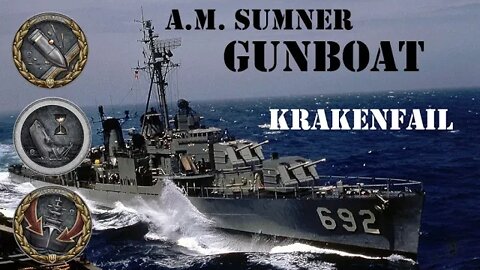 A.M. Sumner Gunboat Build - World of Warships Legends