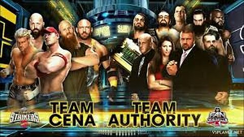Team Cena VS Team Authority - Elimination Tag Team Match