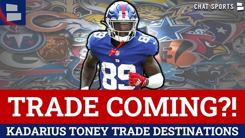 Kadarius Toney Trade Rumors: Top 5 Destinations If The New York Giants Trade The WR | Giants Rumors