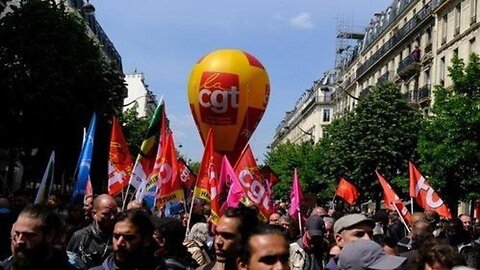 LIVE: Paris / France - Mass rally on Labour Day - 01.05.2023 #protest