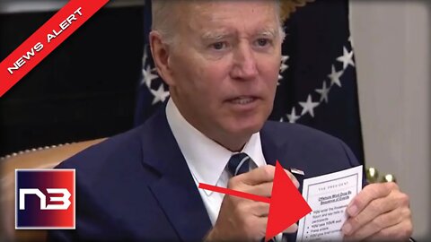 Biden Accidentally REVEALS His Cheat Sheat And It’s So Embarassingly Stupid