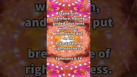 THE BREASTPLATE OF RIGHTEOUSNESS! | BIBLE VERSES TODAY | Ephesians 6:14 With Commentary!