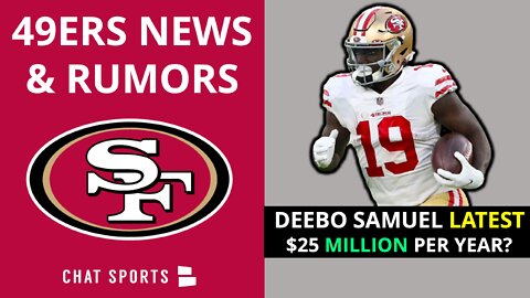 49ers Working On Deebo Samuel Contract? $25 MM Per Year? 49ers Mock Draft Roundup