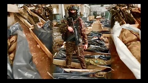 Warehouse Full Of Dead Ukrainian Soldiers Packed By PMC Wagner Fighters For Russia USA Vets Report