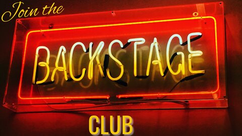 Join the Backstage Club!
