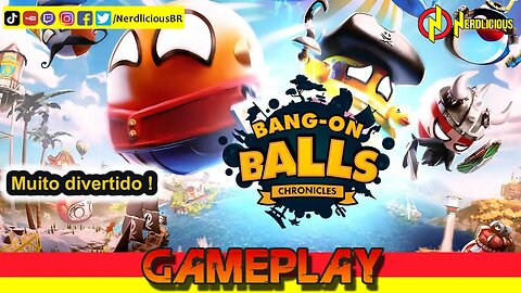 🎮GAMEPLAY! Jogamos o divertiro BANG-ON BALLS: CHRONICLES no PC! Confira a nossa Gameplay!