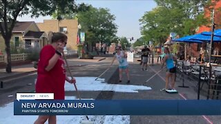Painting starts tomorrow for 3 new mural in Arvada